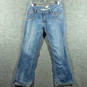 Antik Jeans Womens 30 Bootcut Denim Wash Embellished Whipstitch‎ Y2K